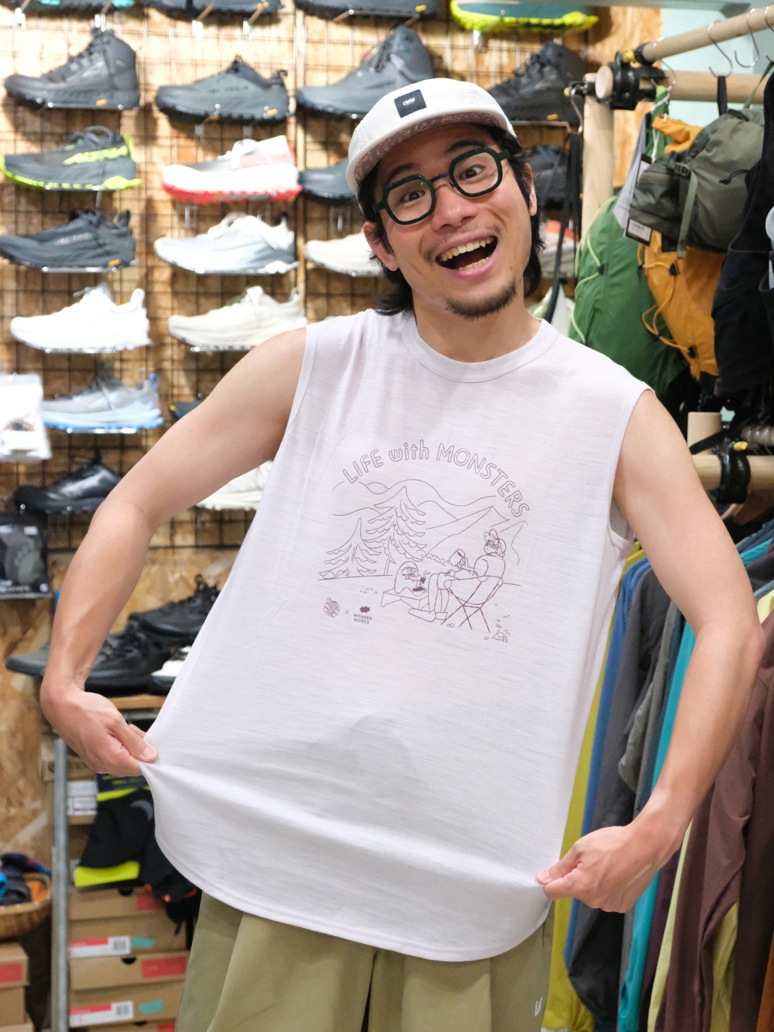 NFC × super.natural リフモンノースリーブTシャツ NFSN-04【narifuri