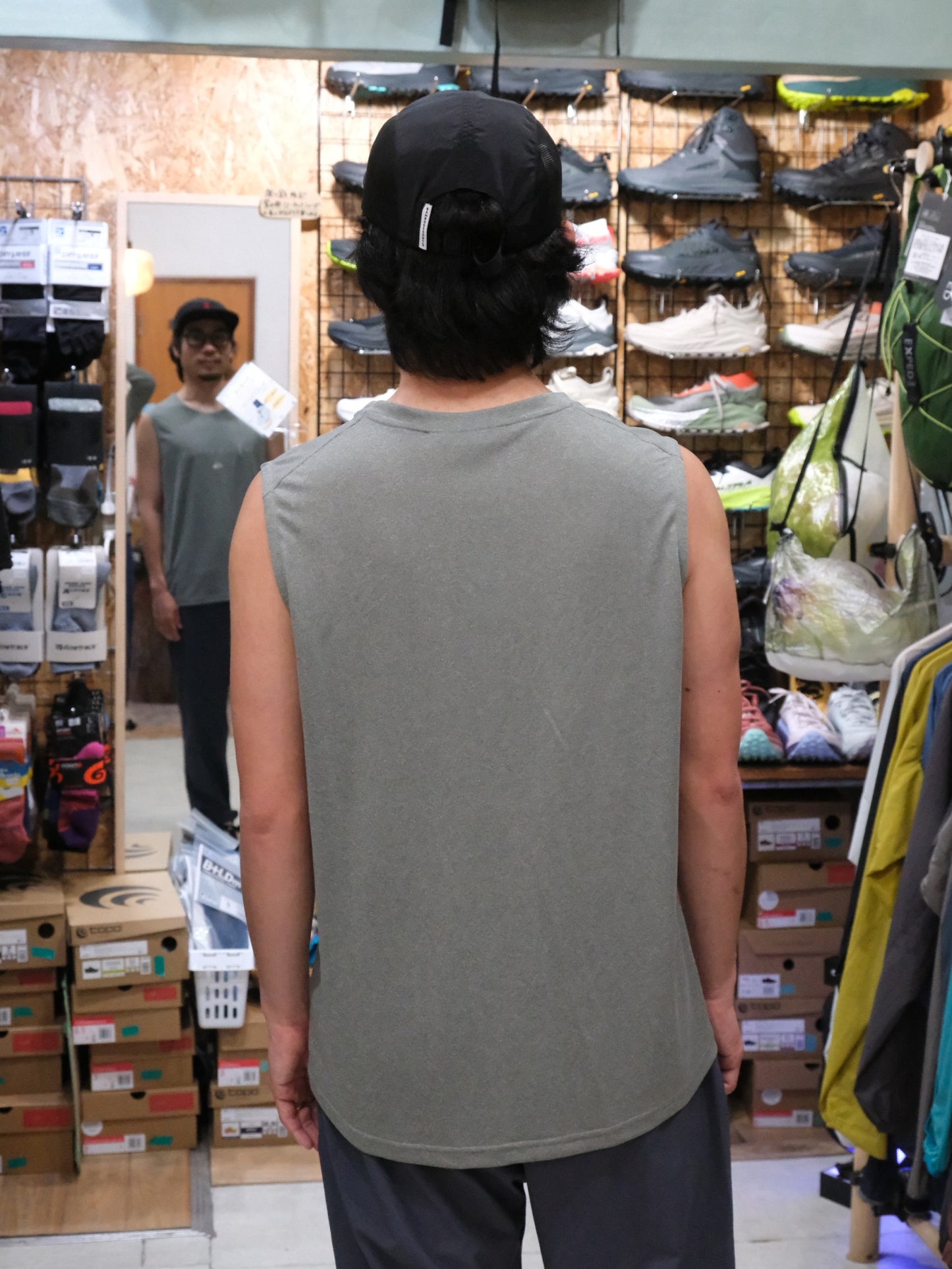 Doo-Bop Sleeveless T-Shirt（最薄の張りつかないノースリーブ）【milestone】