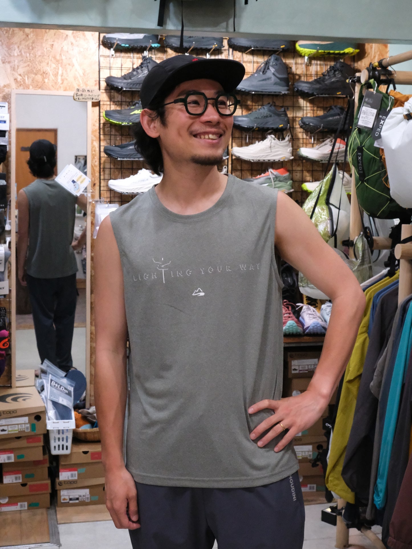 Doo-Bop Sleeveless T-Shirt（最薄の張りつかないノースリーブ）【milestone】