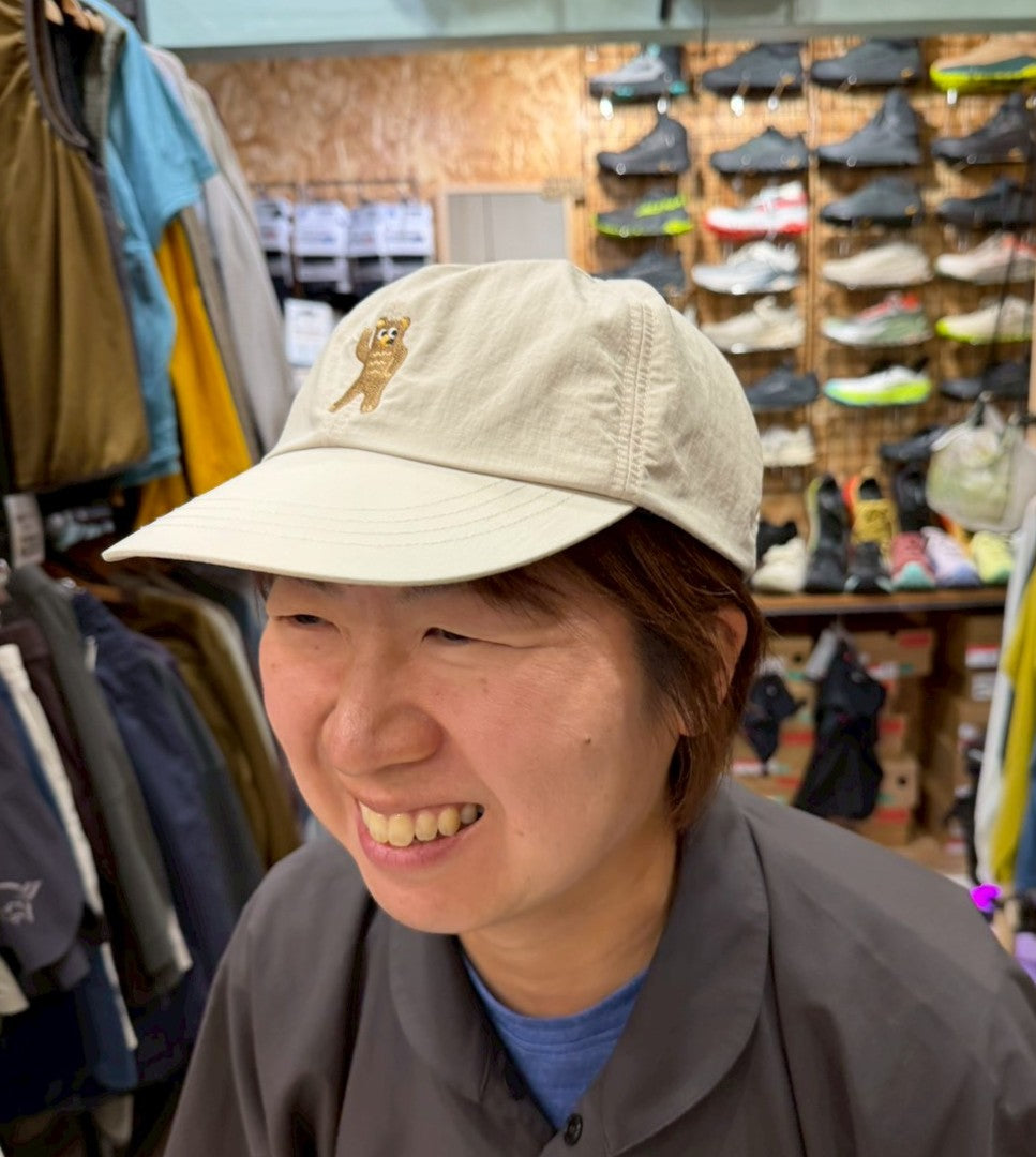 Mush Bear Cap（クマとキノコの刺繍が可愛いキャップ）【halo commodity】