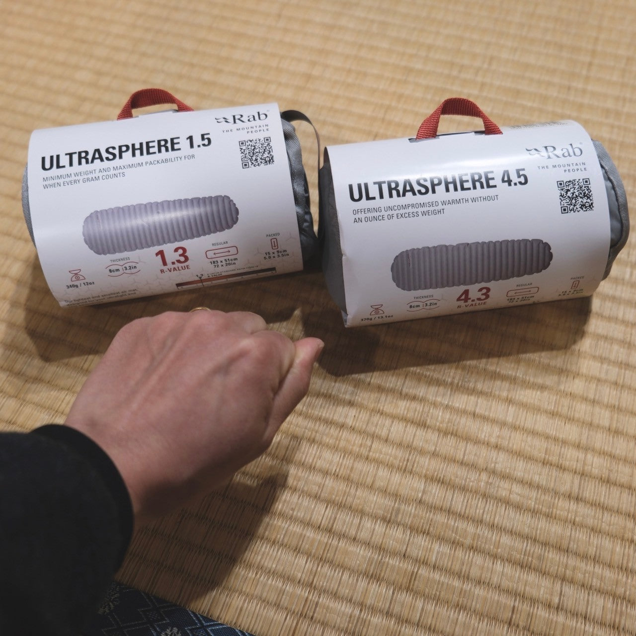 Ultrasphere 4.5（R値4.3/超軽量370g/オールシーズン用）【Rab】
