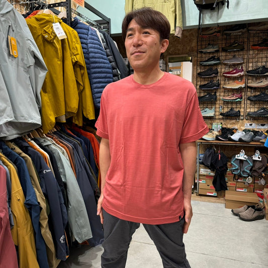 RAW L.W. S/S SHIRTS M's（メリノウール100％）【STATIC】※旧商品の為、30％OFF