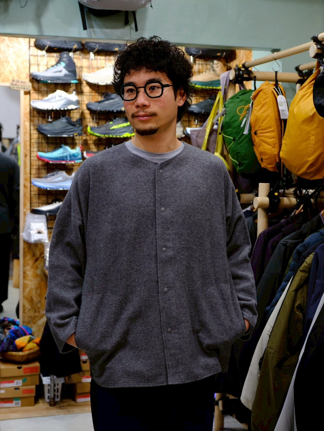 マタギ 尾州（通気性抜群のウールシャツ）【AXESQUIN凌】