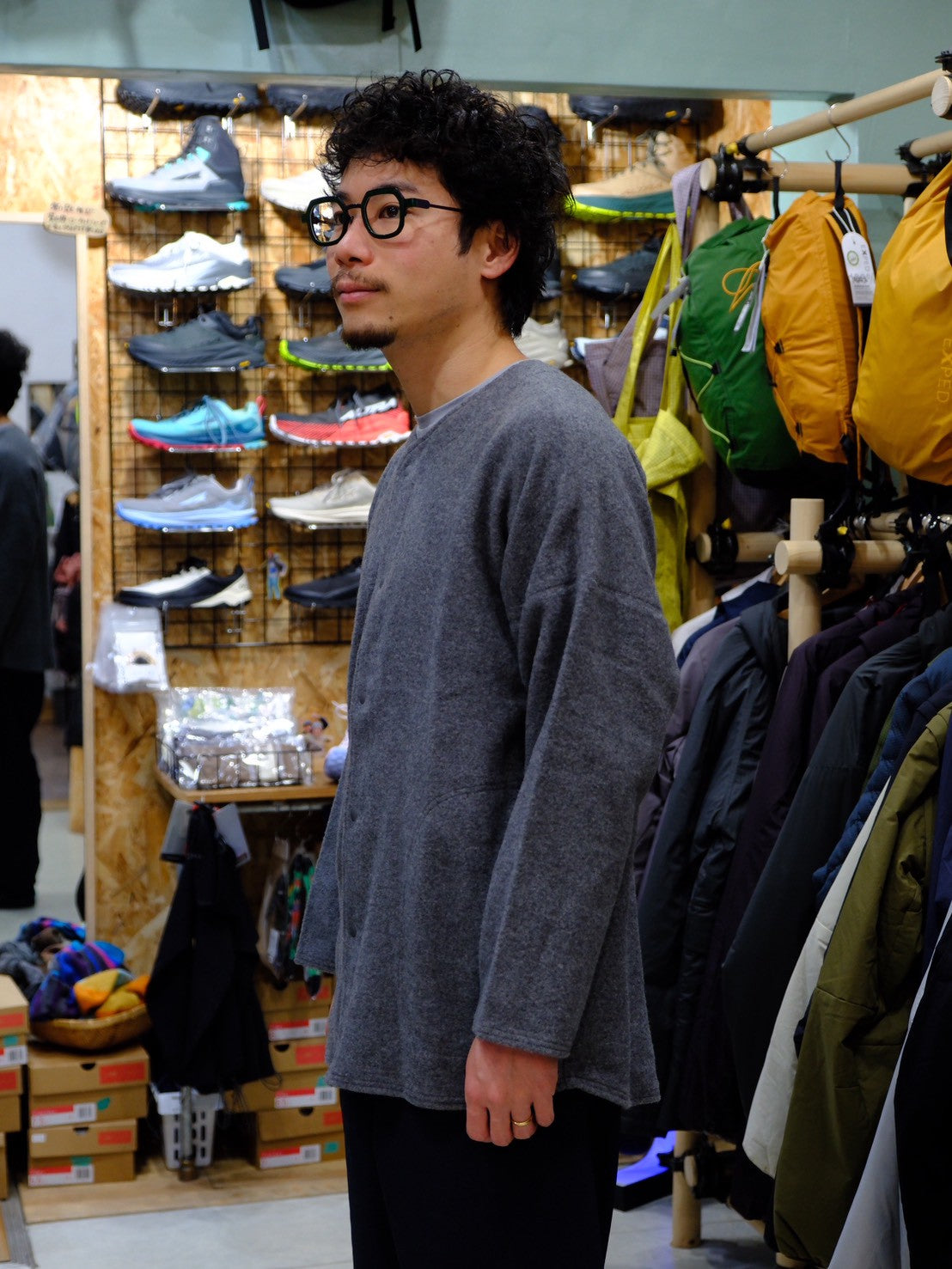 マタギ 尾州（通気性抜群のウールシャツ）【AXESQUIN凌】