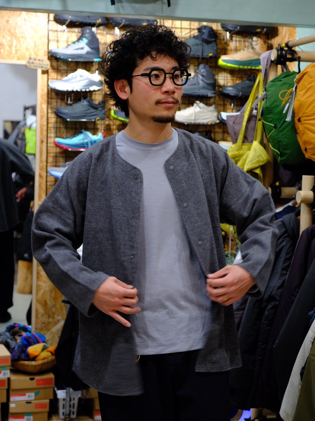 マタギ 尾州（通気性抜群のウールシャツ）【AXESQUIN凌】