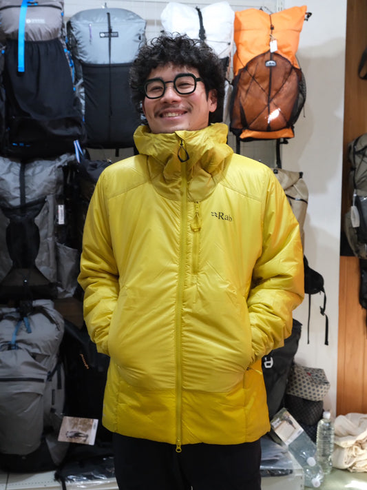 Generator Alpine Jacket（最もあたたかいインシュレーション）【Rab】
