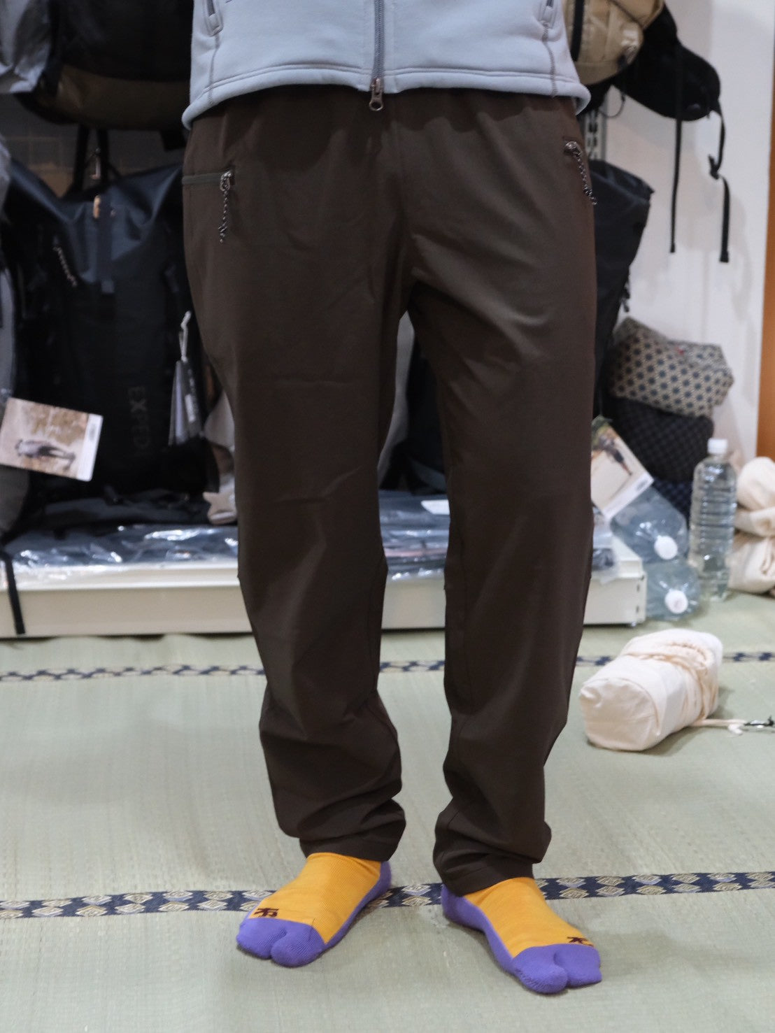 Soft Shell Fleece Pant Men's（裏地付き軽量パンツ）【AXESQUIN】★旧製品の為、30％OFF