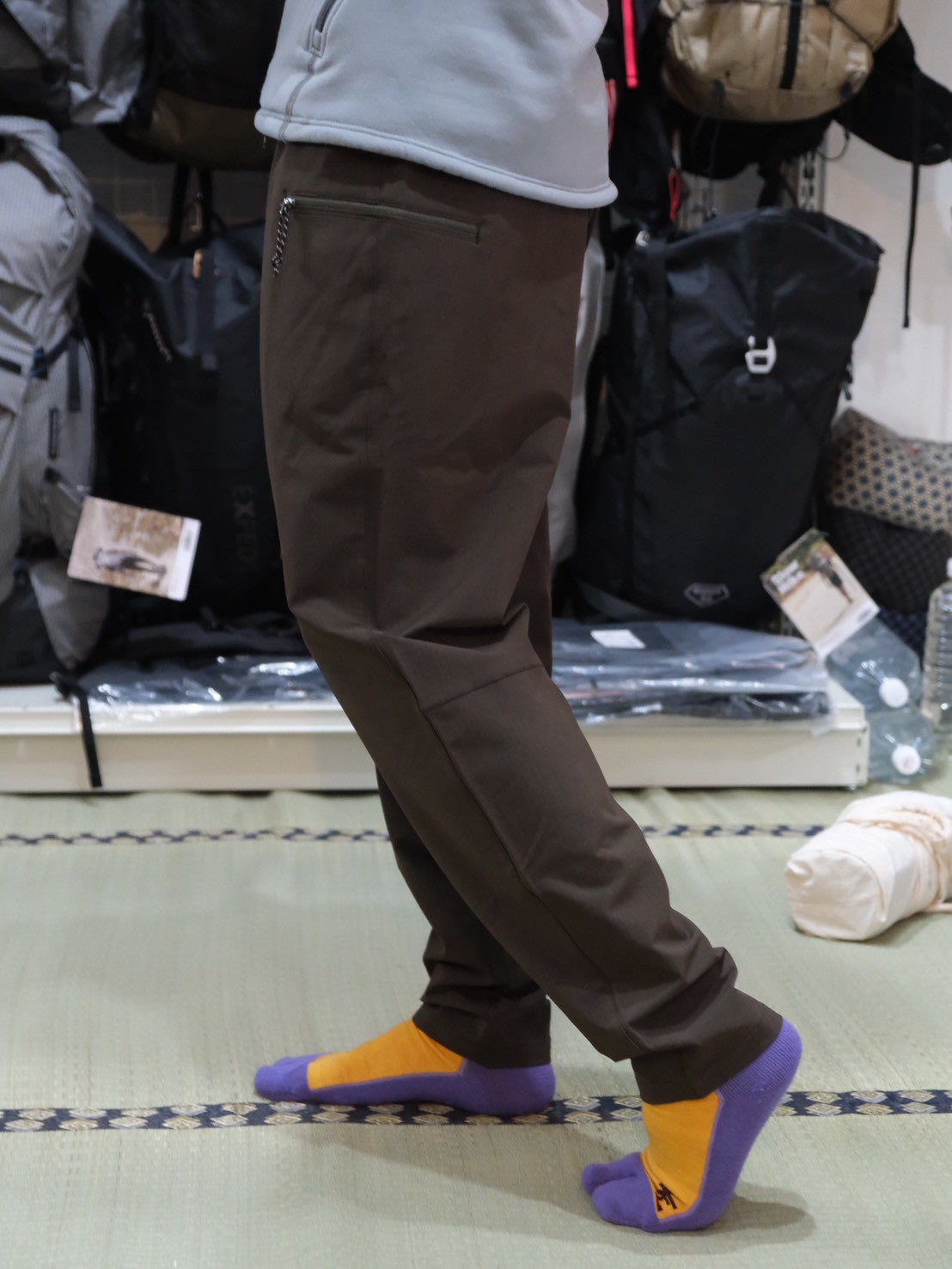 Soft Shell Fleece Pant Men's（裏地付き軽量パンツ）【AXESQUIN】★旧製品の為、30％OFF