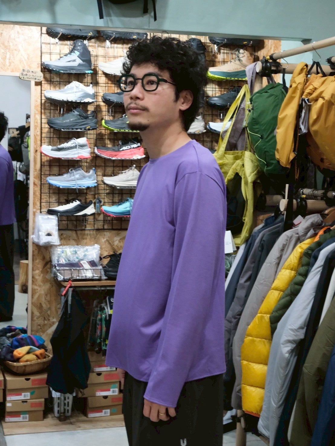 WUNDERWEAR ロングスリーブTシャツ（メリノウール混／Tシャツ）【BRING】