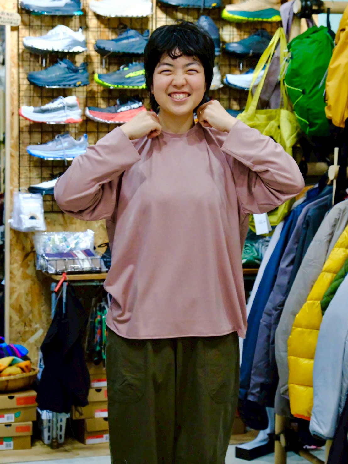 WUNDERWEAR ロングスリーブTシャツ（メリノウール混／Tシャツ）【BRING】