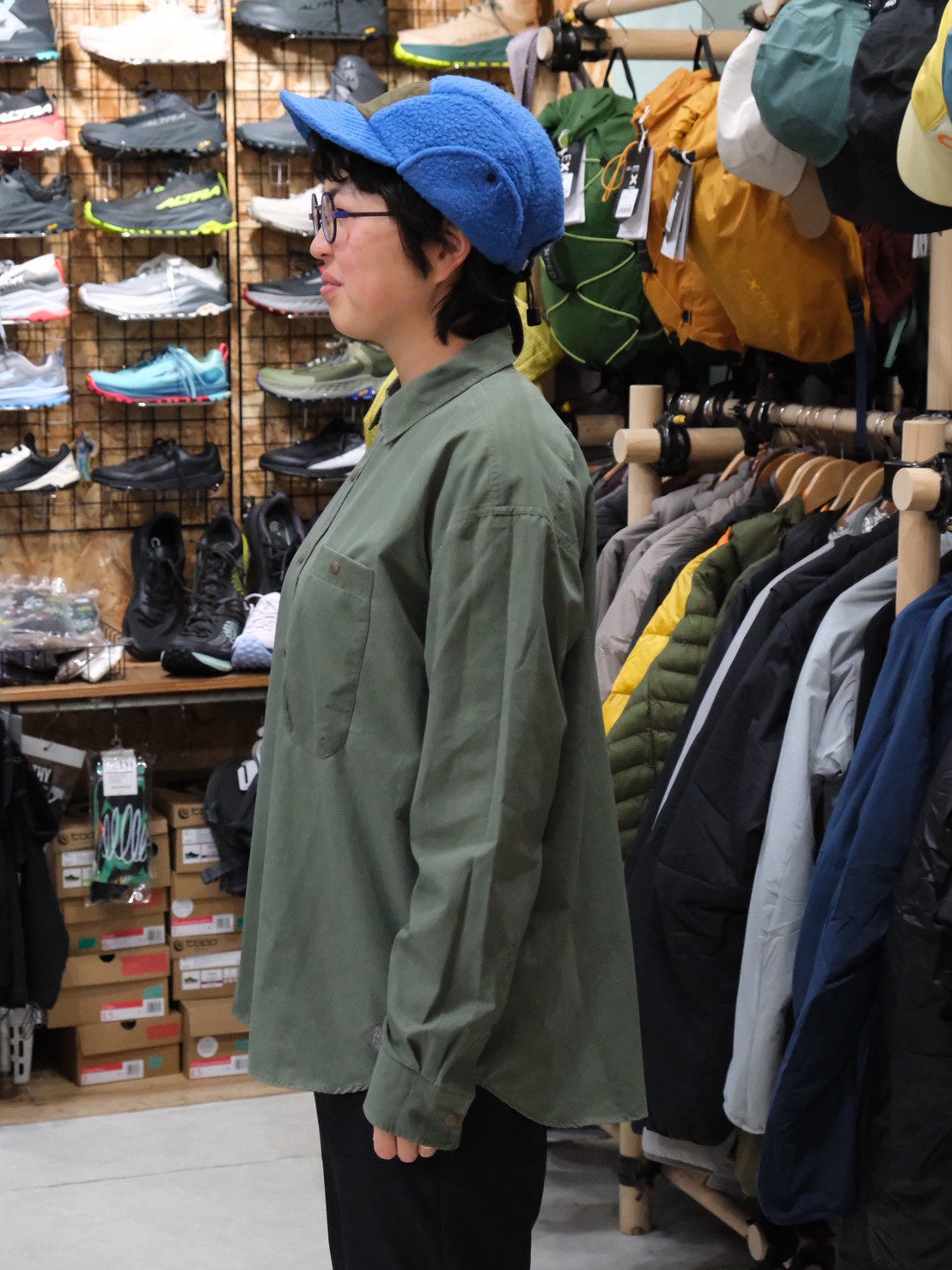 NFC ピグメントメッシュシャツ NF4059（通気性◎／ヴィンテージ感のある風合いのシャツ）【narifuri】