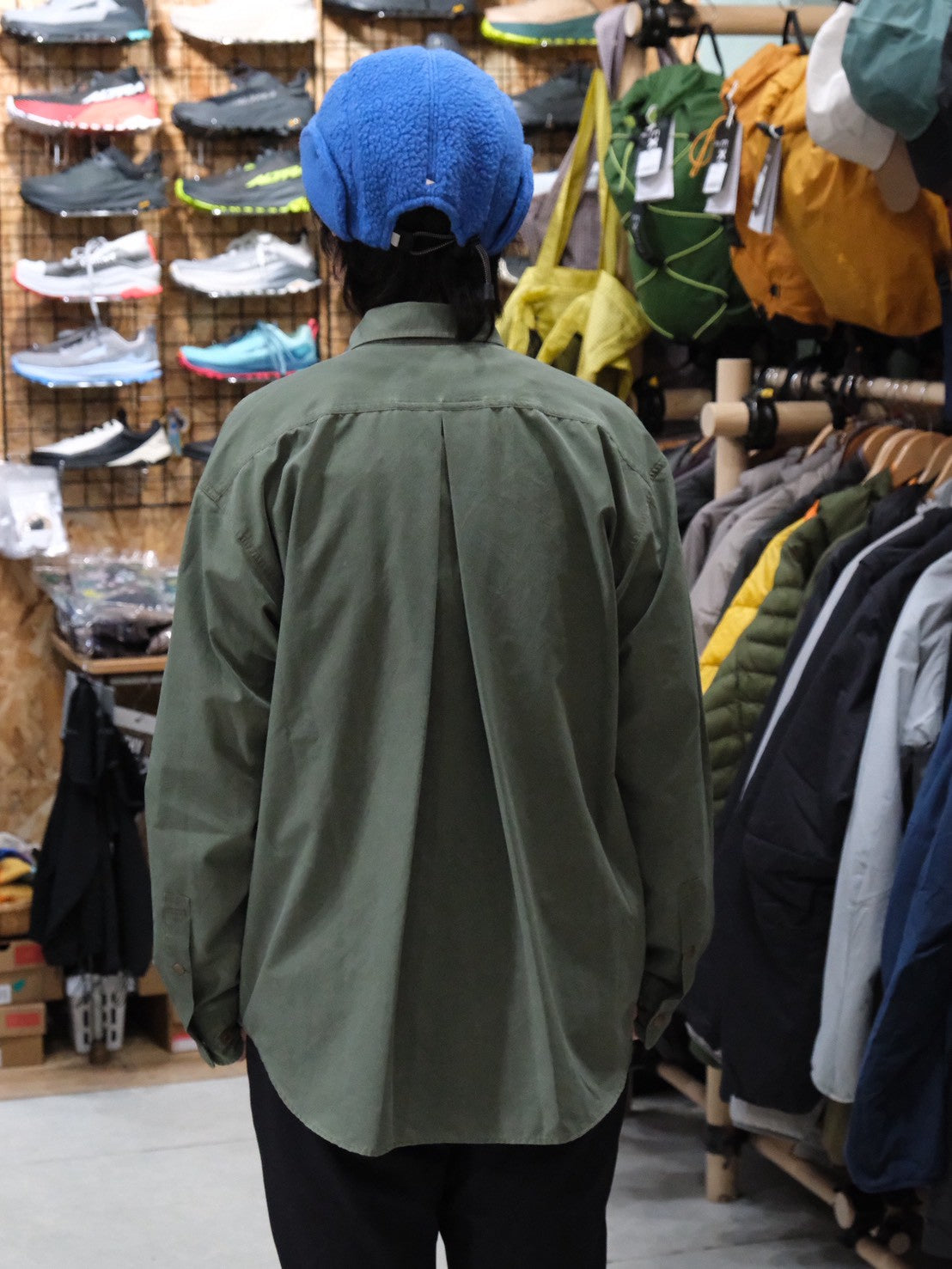 NFC ピグメントメッシュシャツ NF4059（通気性◎／ヴィンテージ感のある風合いのシャツ）【narifuri】