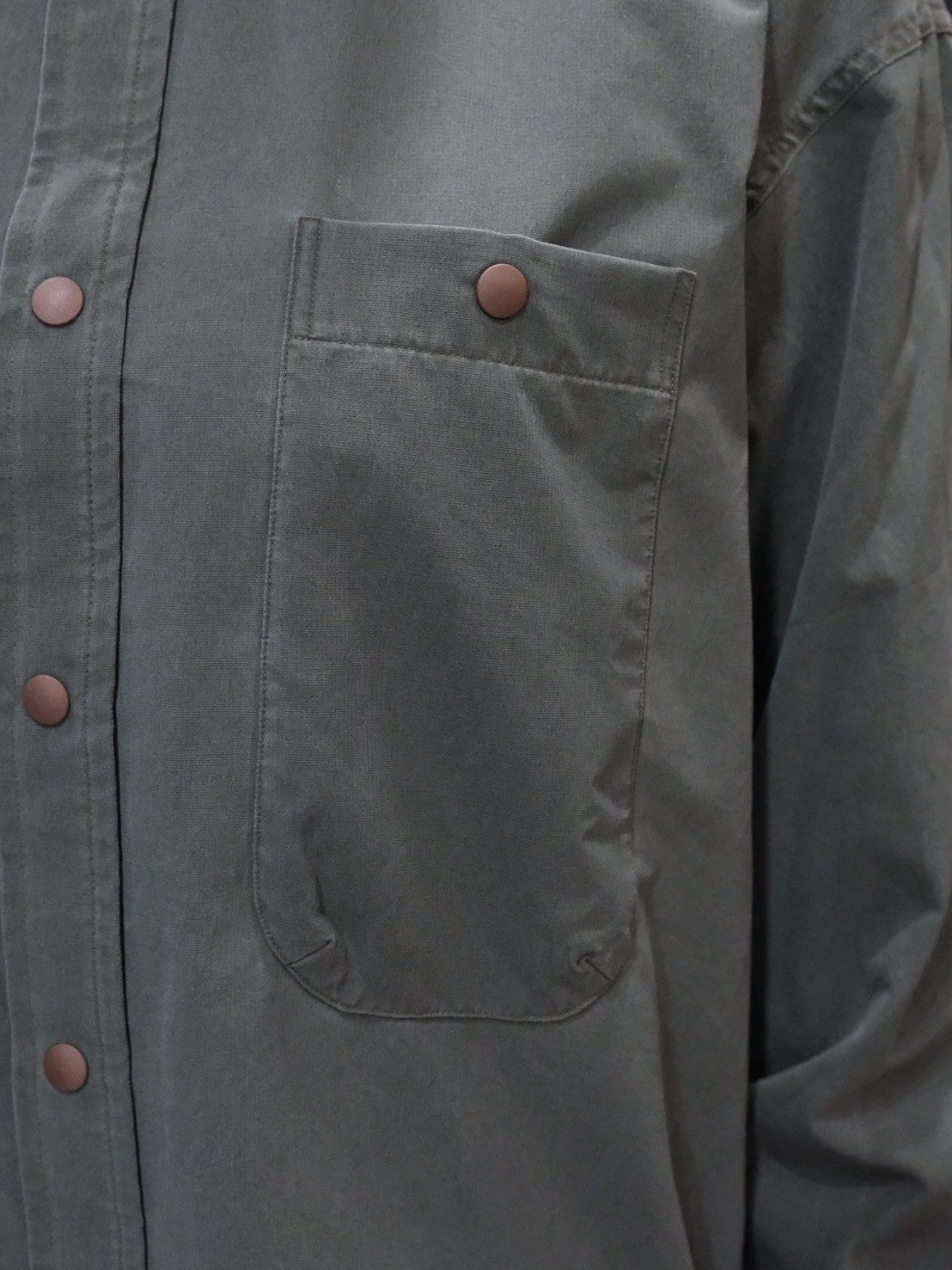 NFC ピグメントメッシュシャツ NF4059（通気性◎／ヴィンテージ感のある風合いのシャツ）【narifuri】