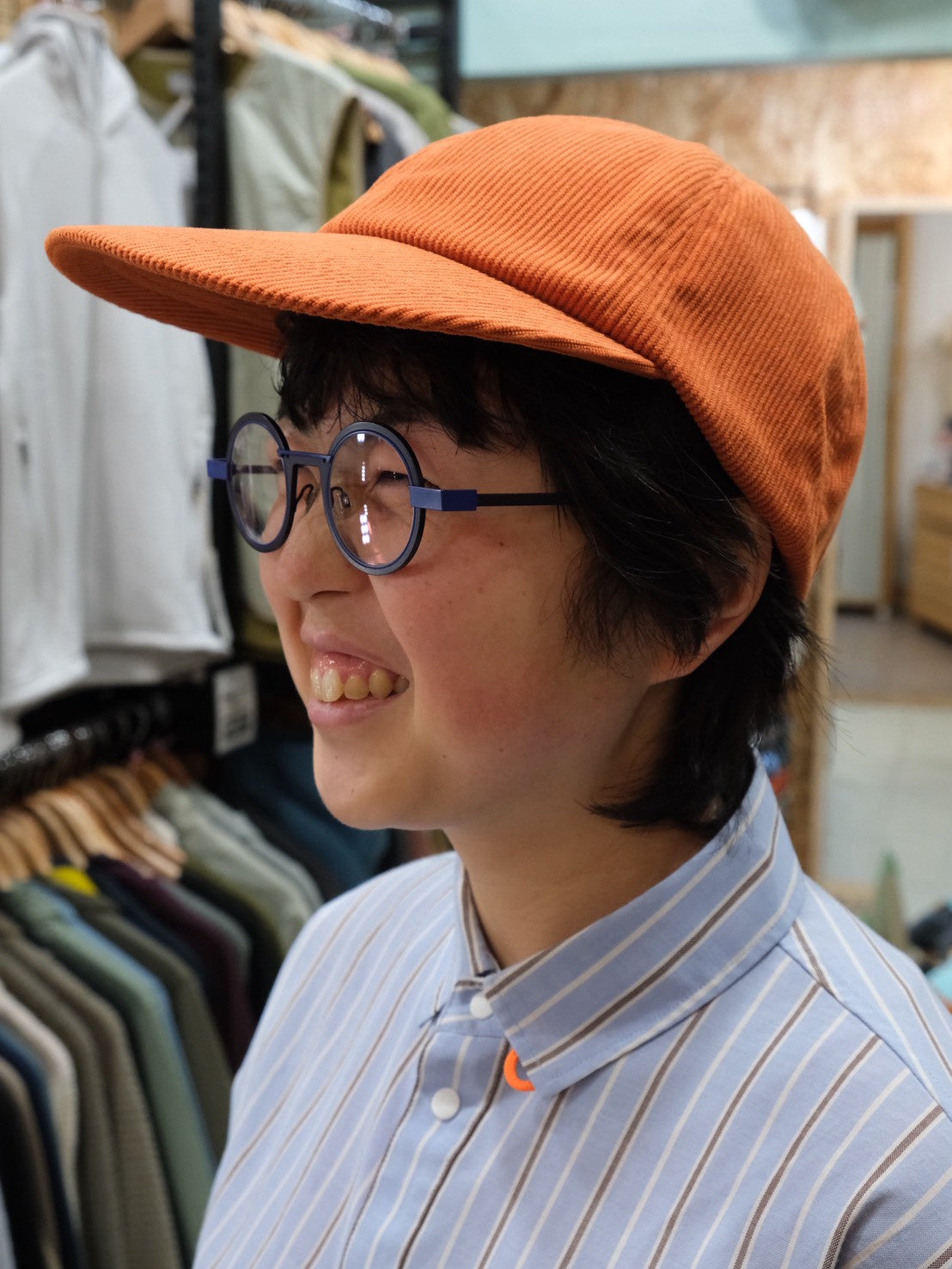 Twig Cap（ツバ広め／コーデュロイ素材のキャップ）【halo commodity】