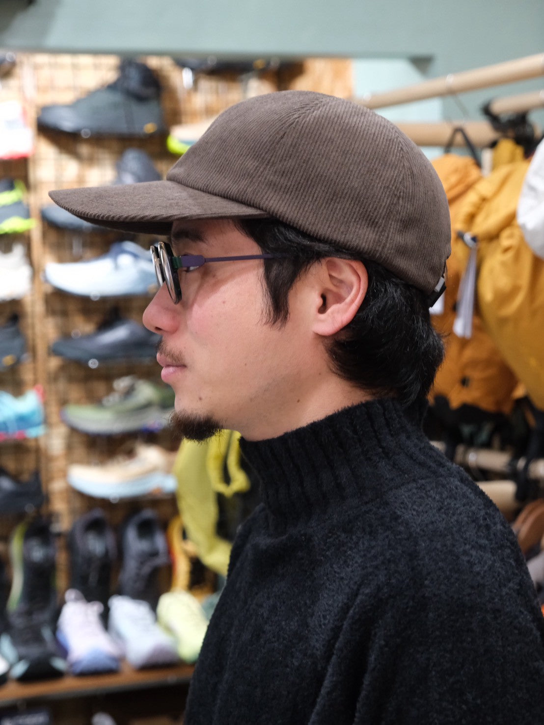 Twig Cap（ツバ広め／コーデュロイ素材のキャップ）【halo commodity】
