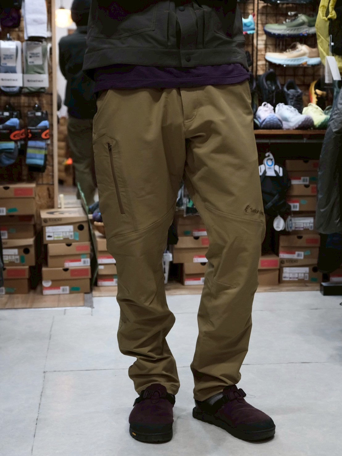 NICENESS FUDGE フロッグスキンパンツ Crag Pant Mens（細身/グラフェン素材の中厚手/ストレッチパンツ