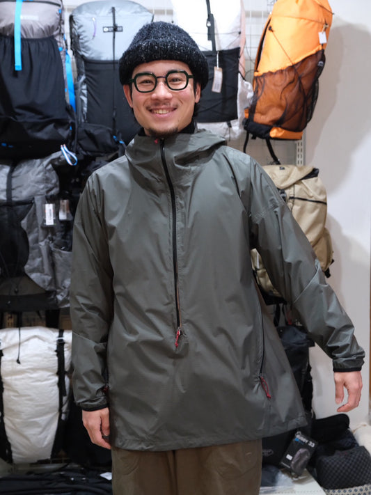 フリシキル（大きなベンチレーション/軽量209g/レインジャケット）【AXESQUIN凌】