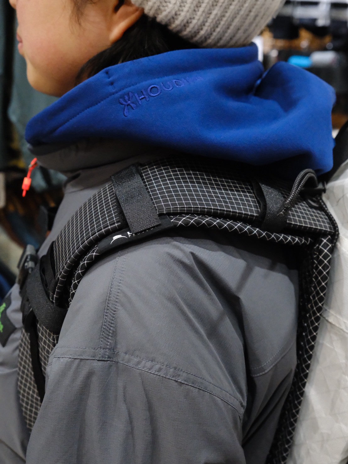 Shoulder Air Mesh Pad（ショルダーベルト用パッド/肩回りのクッション性と通気性アップ）【LUNA PROJECT】