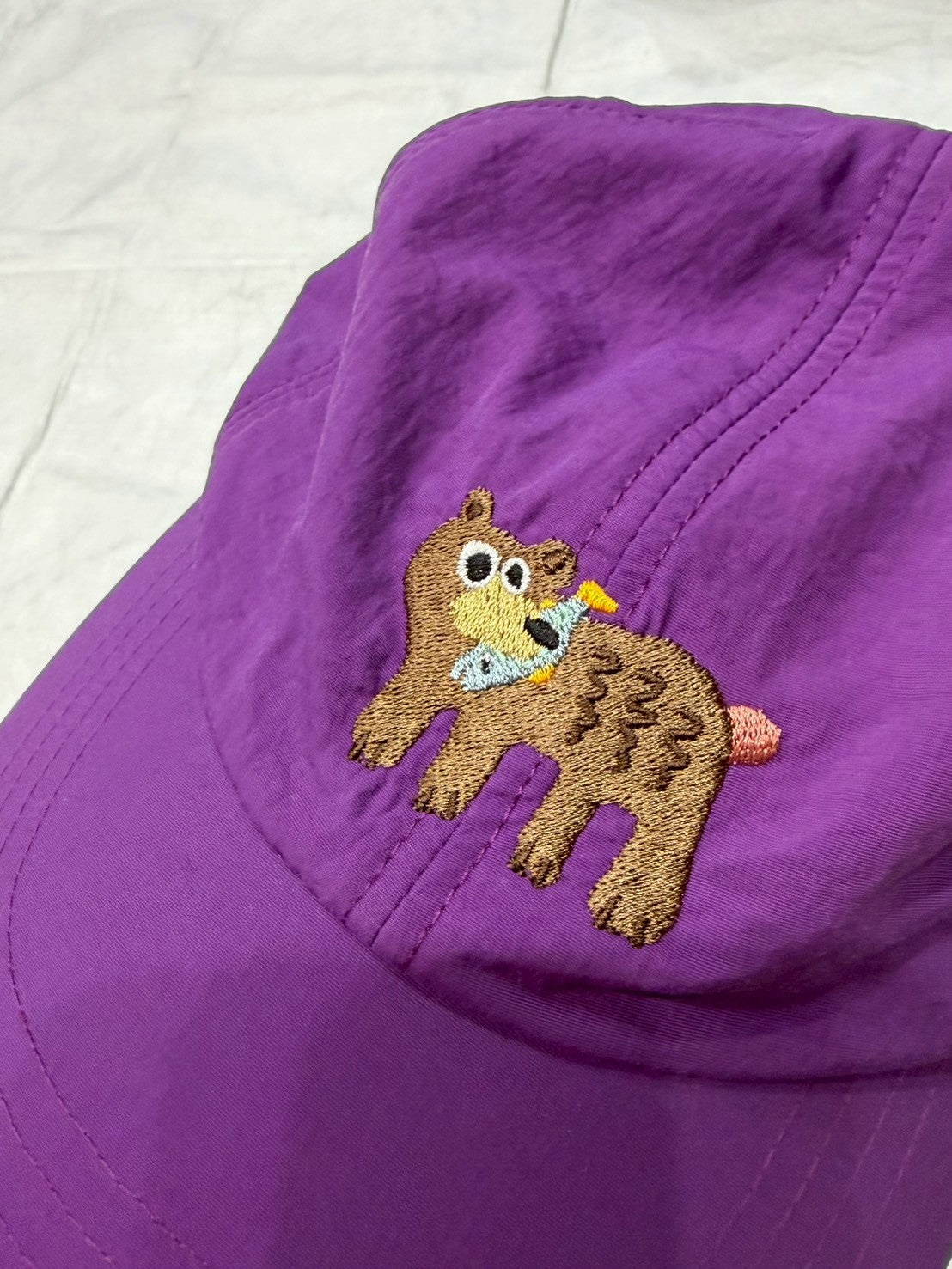 KUMA Cap h261-279（クマの刺繍が可愛いキャップ）【halo commodity】