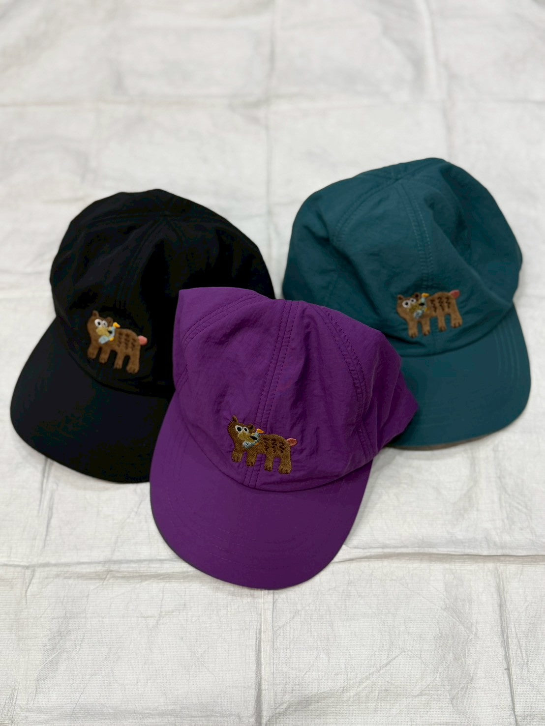 KUMA Cap h261-279（クマの刺繍が可愛いキャップ）【halo commodity