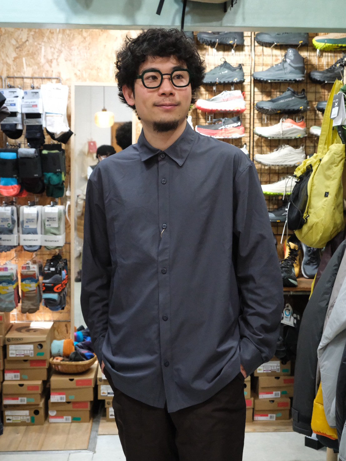 Ms Symbio Base Shirt【HOUDINI】