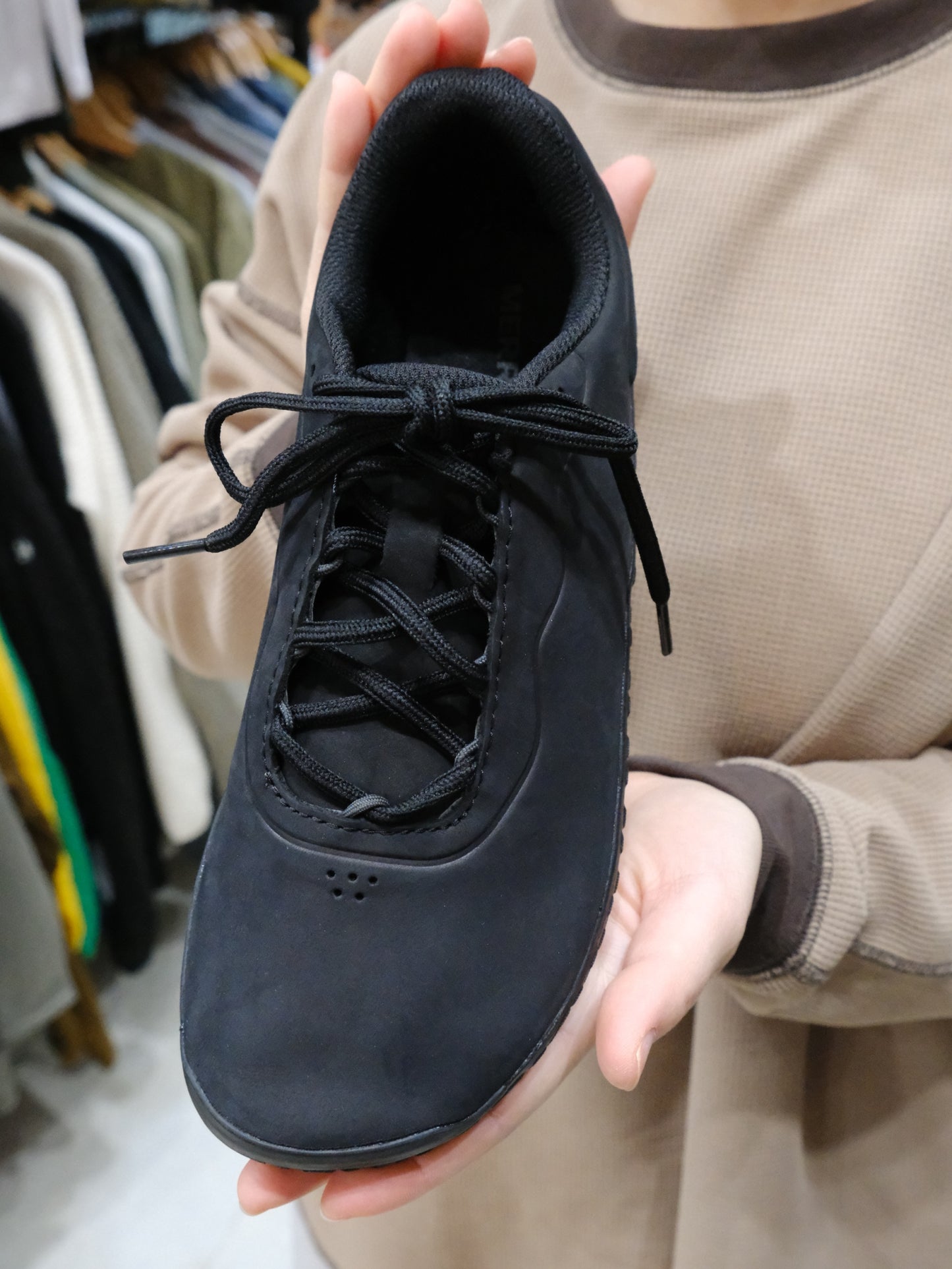 VAPOR GLOVE 7 LEATHER Men's（ベアフットシューズ / ソール6mm厚）【MERRELL】