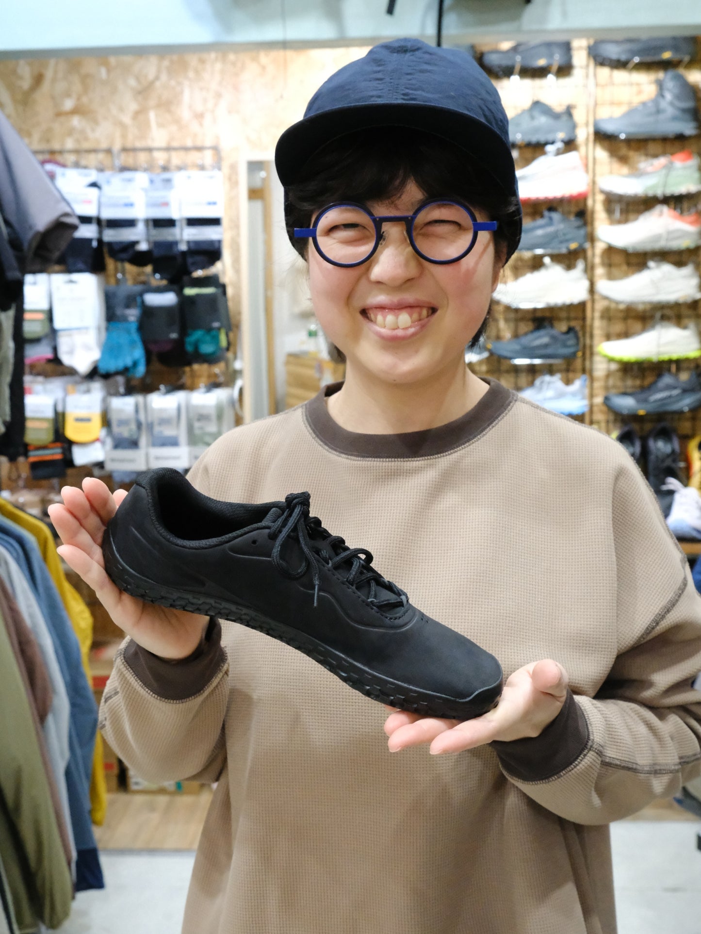 VAPOR GLOVE 7 LEATHER Men's（ベアフットシューズ / ソール6mm厚）【MERRELL】