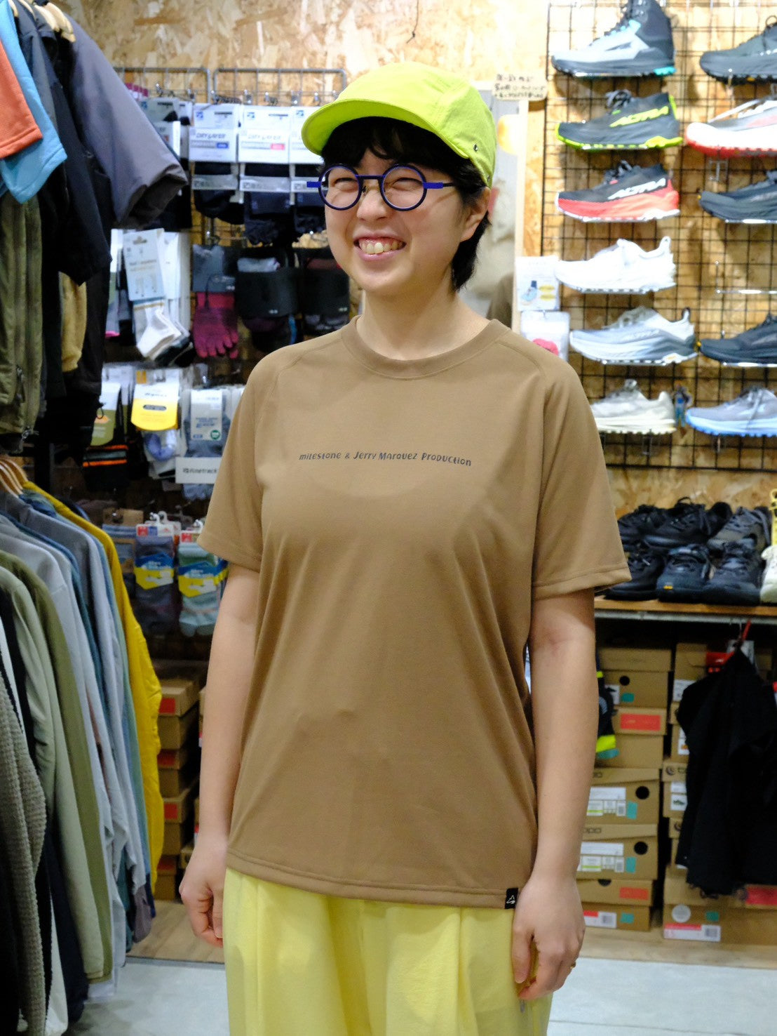 milestone Original T-Shirt Canvas "Let's Keep Pushing Our Limits!"【milestone】