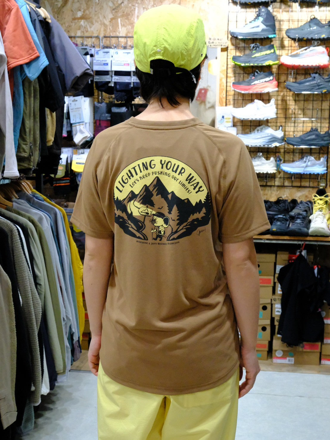 milestone Original T-Shirt Canvas "Let's Keep Pushing Our Limits!"【milestone】