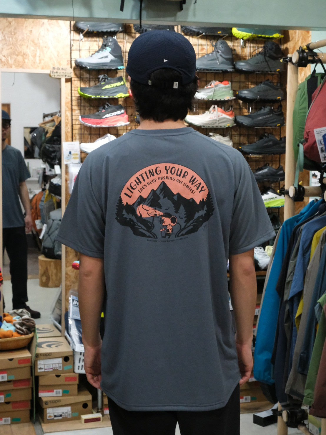milestone Original T-Shirt Canvas "Let's Keep Pushing Our Limits!"【milestone】