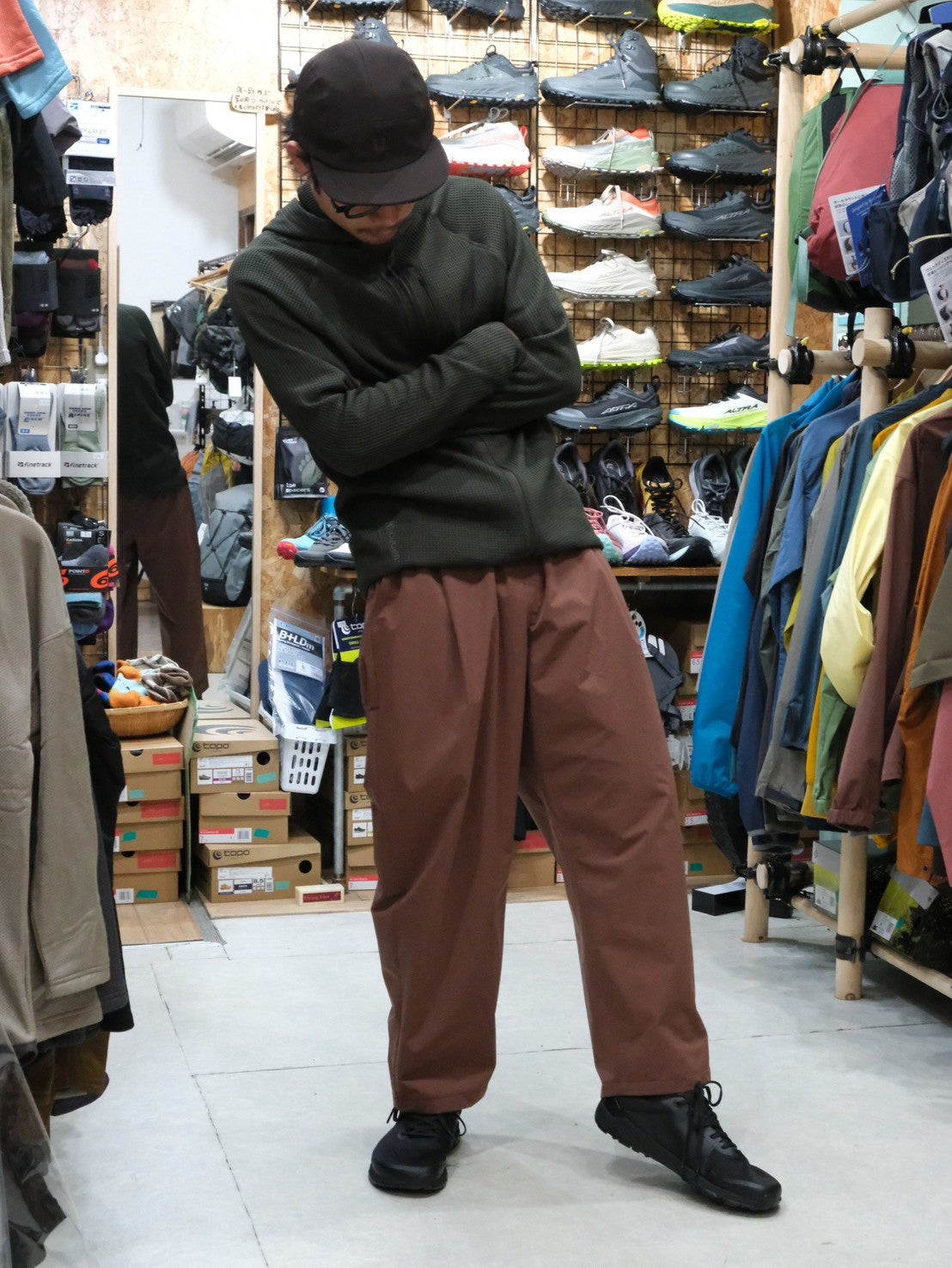 L★TANNUKIタヌキAndanteWidePantアンダンテワイドパンツ Andante Wide Pant：Color Cloud | TANNUKI Running Wear Shop