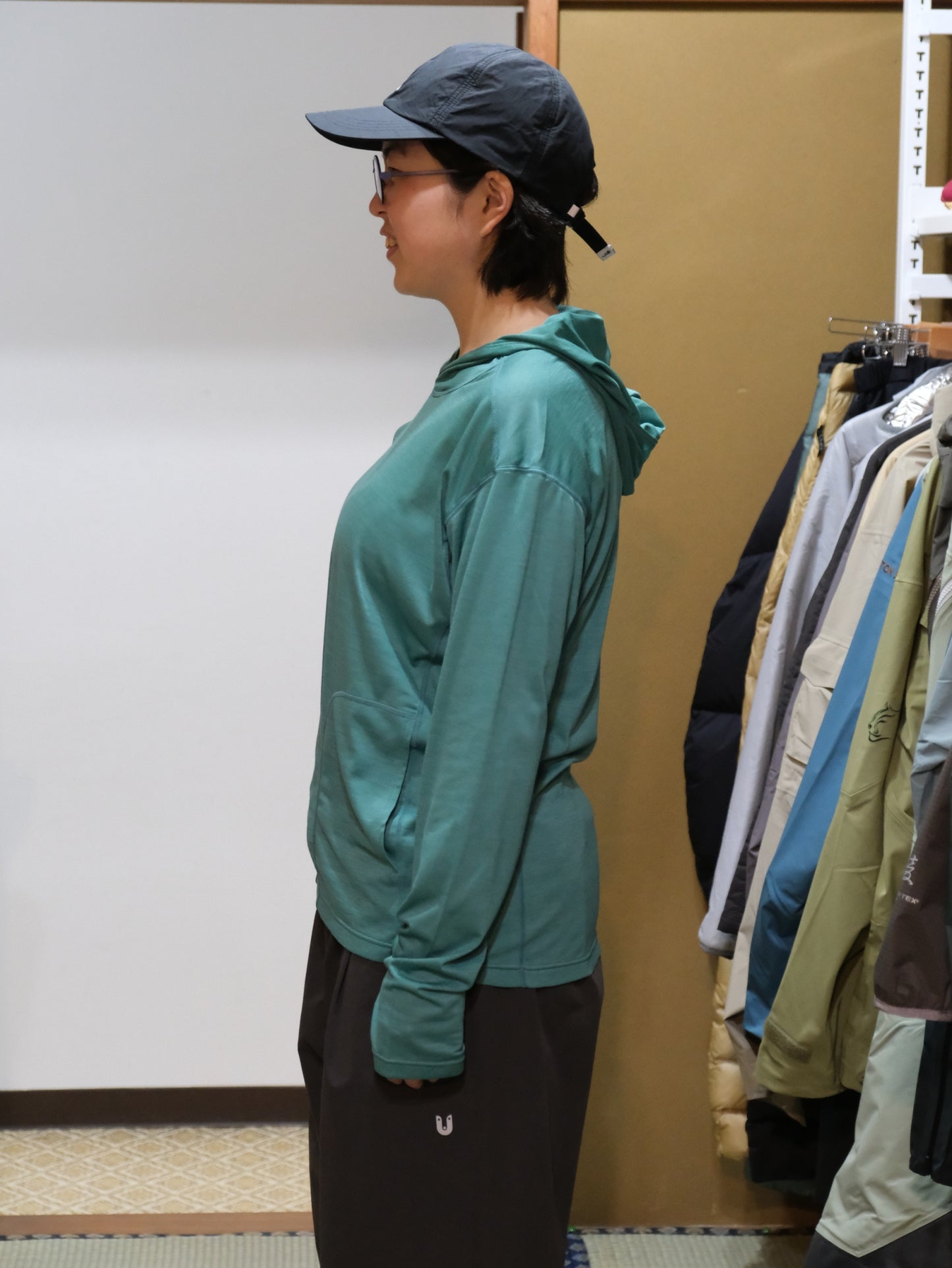 WS Axio Lite Hoody（ウールとポリエステルで防臭・速乾/極薄手で暑くない）【Teton Bros.】