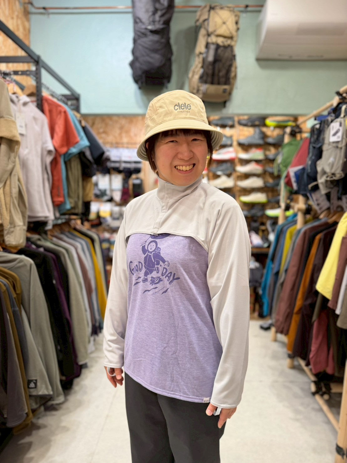 Sunproof Neck & Arm Shade（UPF50+ & 近赤外線カットポリエステルの日除け）【AXESQUIN】