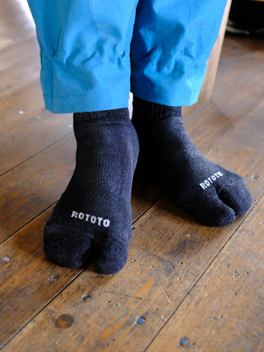 WASHI TABI PILE ANKLE SOCKS【ROTOTO】