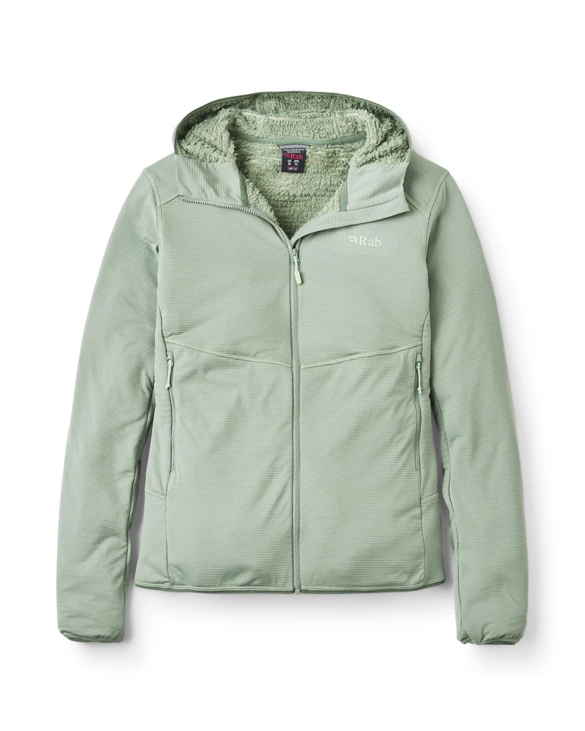 Evolute Hoody W's（断熱・通気・ストレッチ・吸汗速乾・軽量）【Rab】