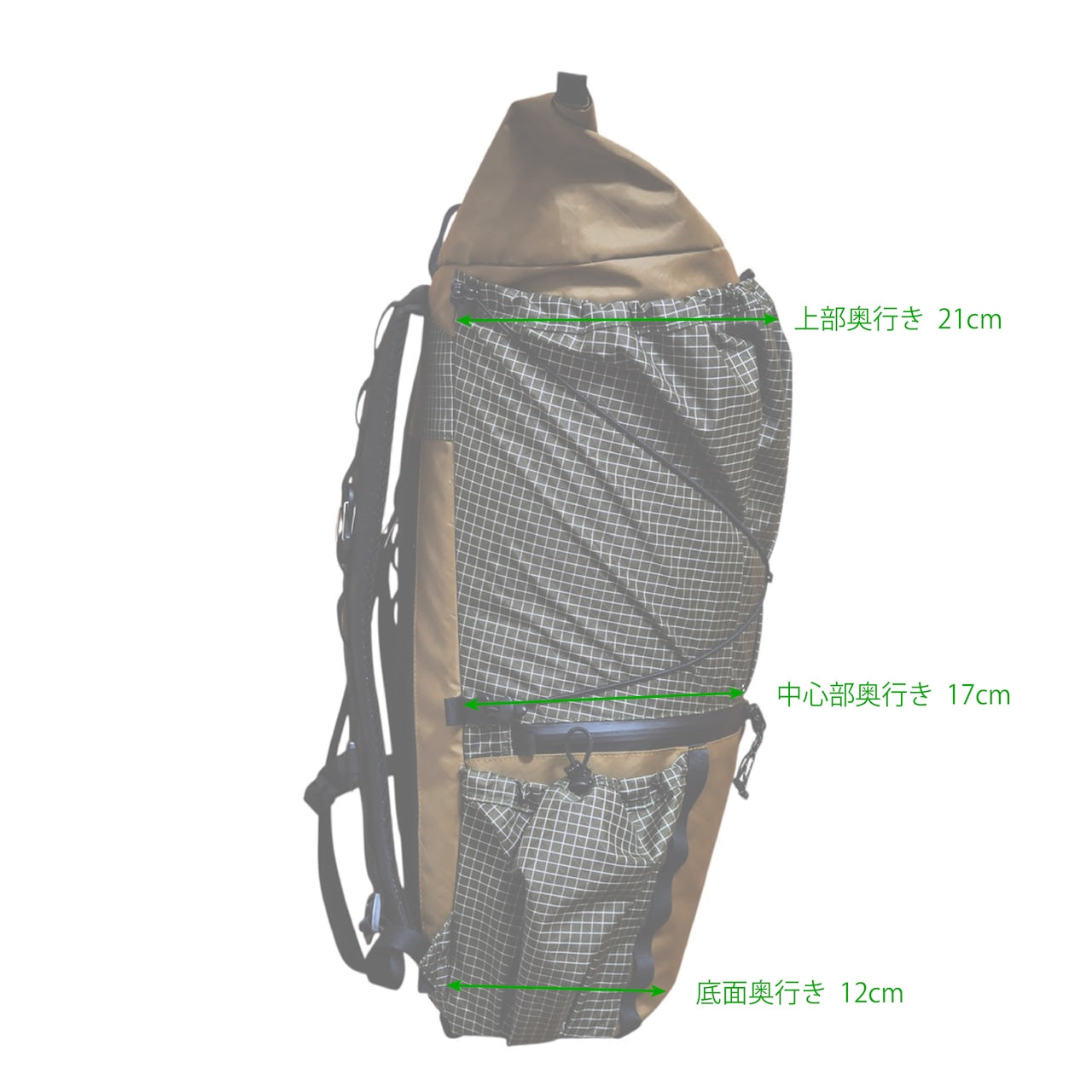 Sulcaria 32L（ちょっと走れるフィット感/日帰り登山/山小屋泊/ファストパッキング）【Rainadole Works】