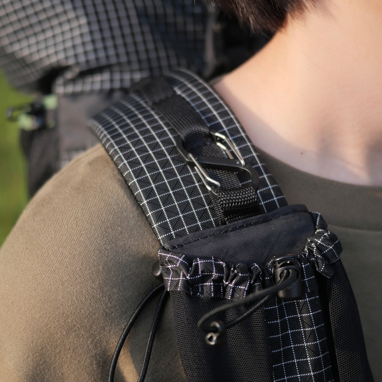 Moss "multh" holder（ボトルホルダー/スマホホルダー/衣類と擦れにくい）【Rainadole Works】