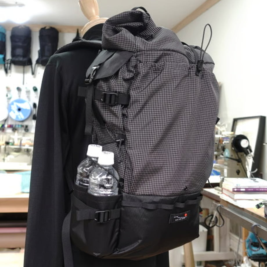 Flap pack35（小屋泊・テント泊に／外ポケット充実／35L）【aruku trail runner】
