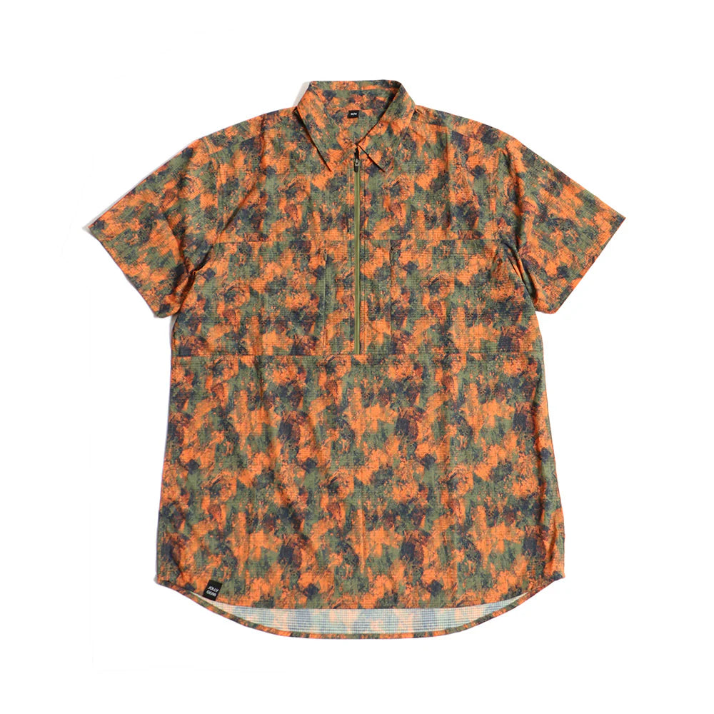 TRIPLE CROWN ZIP DOWN SHORT SLEEVE（速乾・肌触り◎／半袖ハーフ