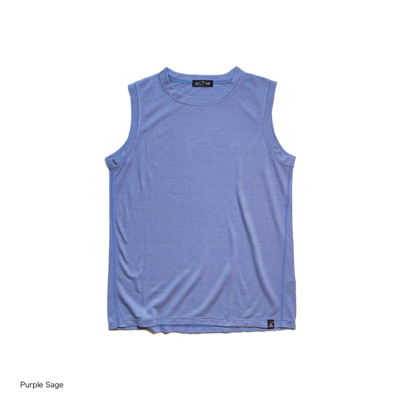 ALL ELEVATION SLEEVELESS SHIRTS W's（メリノウール×ポリステル／ノースリーブ）【STATIC】
