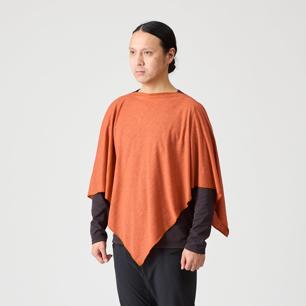 ズキン・デ・ポンチョ（頭巾・ポンチョ・速乾メリノ毛布）【AXESQUIN 凌】