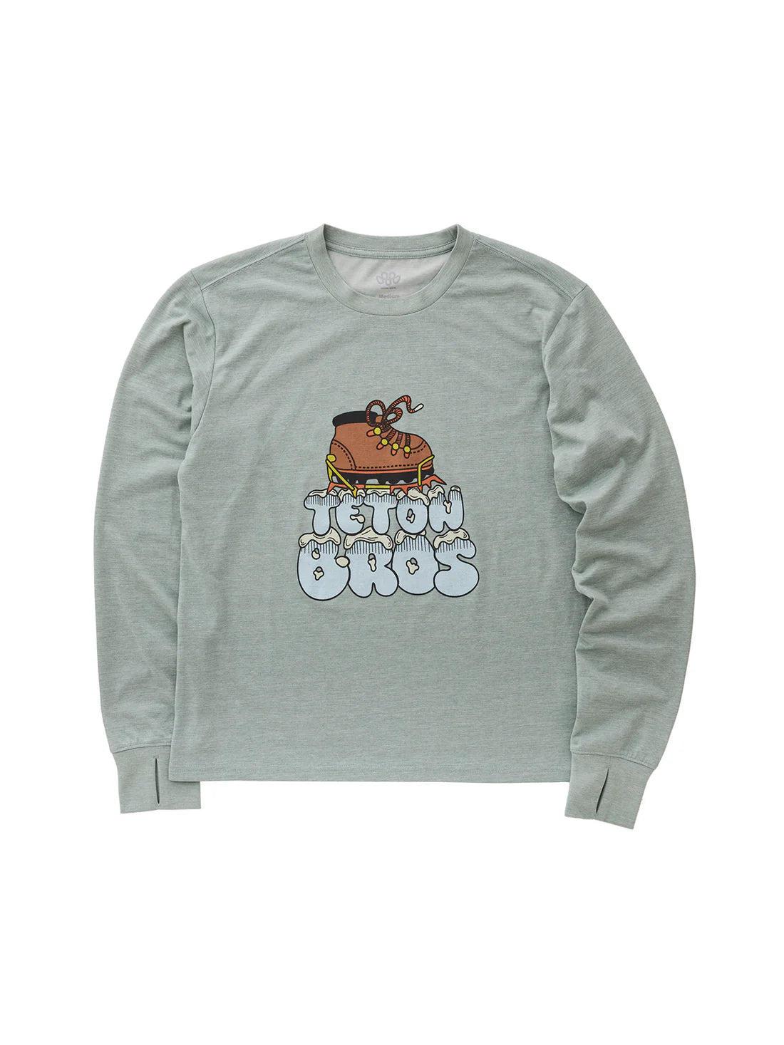 WS TB Crampon L/S Tee（伸縮性、吸汗速乾性、抗菌防臭機能を備えたロングスリーブT）【Teton Bros.】