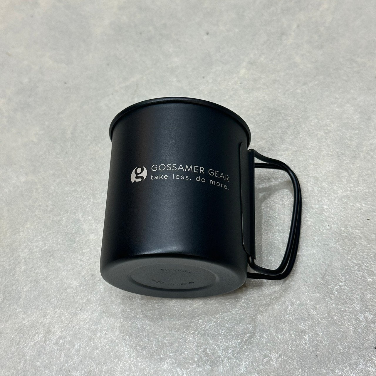 TITAN SINGLE MUG 300 Black【GOSSAMER GEAR】