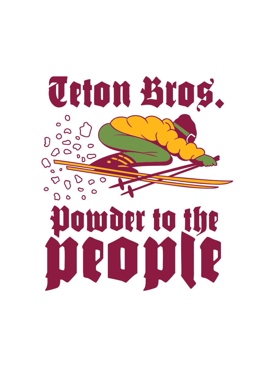 Powder To The People L/S Tee Men's（コットンみたいな肌触り/ポリエステル100％）【Teton Bros.】