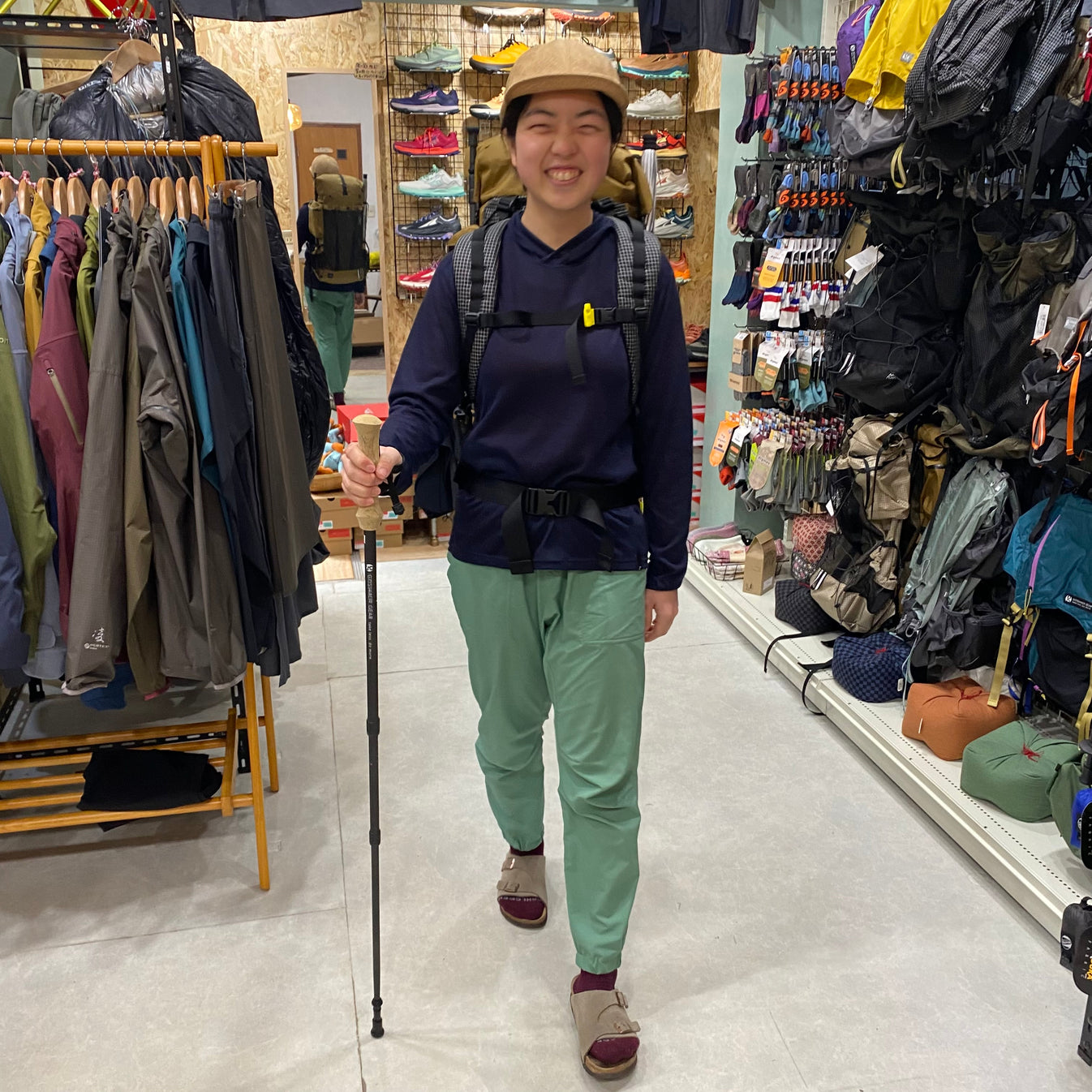 TAE BAEK 2 XPAC≪HIP BELT別売り≫（45L/軽量/フレームあり【CAYL】 SANKAKU STAND