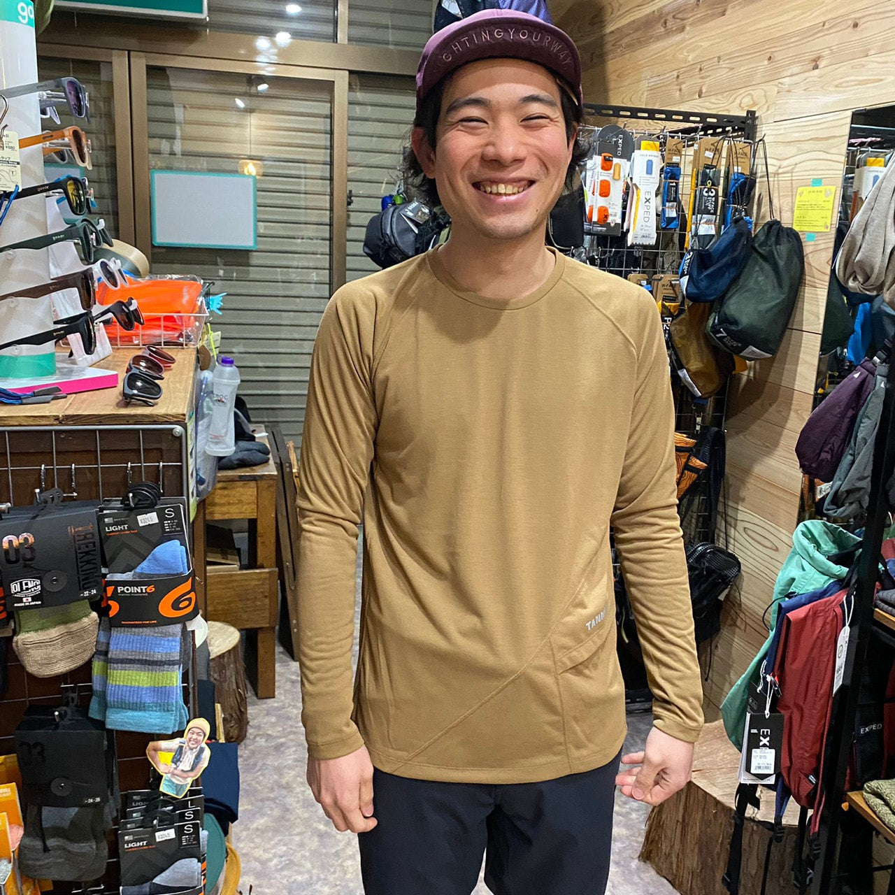 Sato LS Crew Neck 2（ポリエステル100％吸水速乾）【TANNUKI