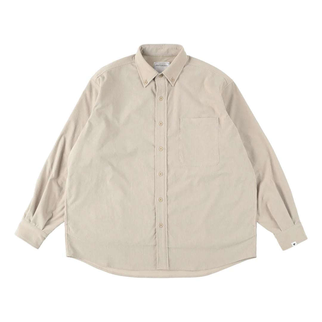 HIKE&BIKE CAVE CORDUROY BIG SHIRT【PAPEASKY】