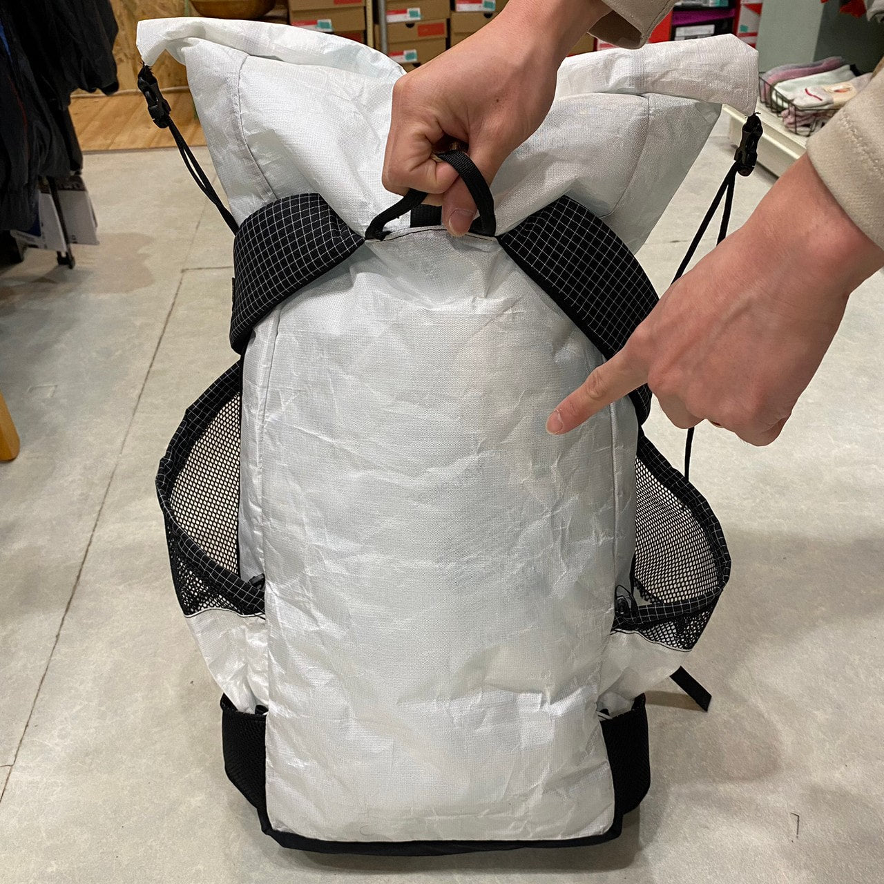 Big Step Pack（最大47L/超軽量/別注雪山登山対応ver.）【ZIMMER BUILT】